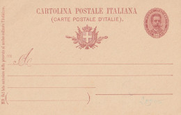 INTERO POSTALE NUOVO C.10 1901 (YK1200 - Postwaardestukken