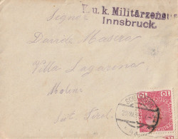 LETTERA AUSTRIA PRIGIONIERI 1915 10 HELLER (YK1189 - Storia Postale