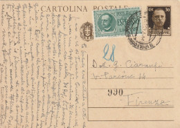 INTERO POSTALE 1942 C.30+1,25 ESPR  (YK1180 - Stamped Stationery