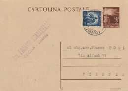 INTERO POSTALE 1947 L.3+5 TIMBRO LIVORNO (YK1164 - Ganzsachen