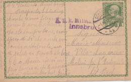 CARTOLINA PRIGIONIERO AUSTRIA 1915 5 HELLER (YK1131 - Briefe U. Dokumente