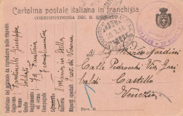 FRANCHIGIA 1916 TIMBRO VERONA (YK1095 - Portofreiheit