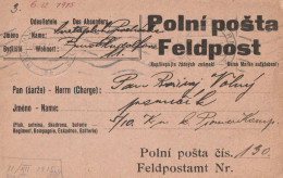 CARTOLINA FELDPOST AUSTRIA 1915 (YK1056 - Briefe U. Dokumente