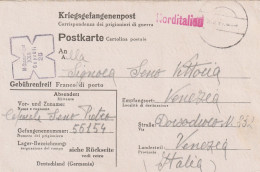 CARTOLINA PRIGIONIERI DI GUERRA GERMANIA 1944 (YK1063 - Covers & Documents
