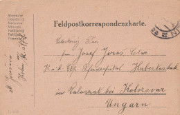 CARTOLINA FELDPOST AUSTRIA 1915  (YK1050 - Cartas & Documentos