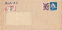 RACCOMANDATA 1953 40+30 GERMANIA (YK1032 - Covers & Documents