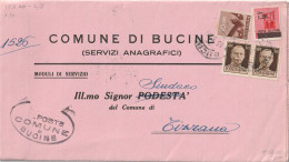 LETTERA 1946 LUOGOTENENZA 2X30+1,20 SS+10 C. (YK1029 - Storia Postale