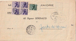 LETTERA 1951 L.8+4X50 TIMBRO CAMAIORE (YK1003 - 1946-60: Storia Postale