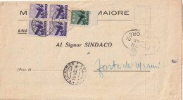 LETTERA 1951 L.8+4X50 TIMBRO CAMAIORE (YK1003 - 1946-60: Marcophilia