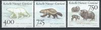 Groënland 1995, N°253/255 Neufs Animaux, Ours Polaire, Glouton Et Boeufs Musqués - Unused Stamps