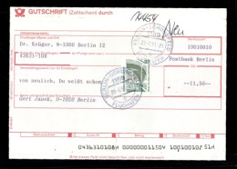 Michel Nr. 1533 Auf Gutschrift, Zahlschein, Postbank - Autres & Non Classés