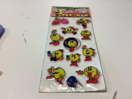 PaC Man   (1968) - Nice Rare Set Vintage Larger Stickers * Autocollants Aufkleber Adesivi Pegatinas - Autocollants