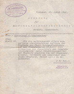 604378 | Rechnung Heidere, Stenographie Stapellauf Dampfer Deutschland Der Hapag | Wandsbek ; Hamburg (W 2000) - Altri & Non Classificati