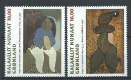 Groënland 1997, N°290/291 Neufs  Peintures - Nuovi