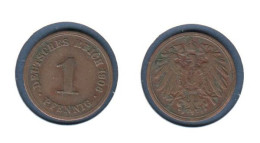 Allemagne  1 Pfennig  1906 F, Type 2, KM#10, Deutsches Reich, - 1 Pfennig