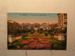 Menton - Les Parterres Du Jardin Public - Menton