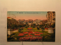 Menton - Les Parterres Du Jardin Public - Menton