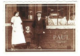 59 Croix   - Boulangerie Paul -  Edmond Charlemagne Mayot,femme Et Fille Vers 1915  - Reedition 2009 - Andere & Zonder Classificatie