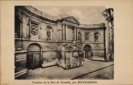 CPA Paris X, Fontaine De La Rue De Grenelle, Von Bouchardon - Autres & Non Classés