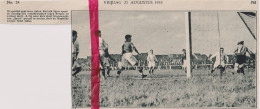 Voetbal Match Kortrijk Sport X Bergen Mons - Orig. Knipsel Coupure Tijdschrift  Magazine - 1933 - Zonder Classificatie