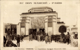 CPA Paris IV., Au Bon Marché, Pavillon Pomone, Expo Des Arts Déco 1925 - Autres & Non Classés