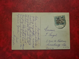 Lettre 1941 CSAARGEBIET SAARBRUCKEN POUR SARREBOURG CARTE LUISEN ANLAGEN - Storia Postale