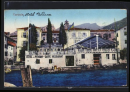 Cartolina Torbole, Hotel Mit Pension Und Restaurant Am Wasser  - Altri & Non Classificati