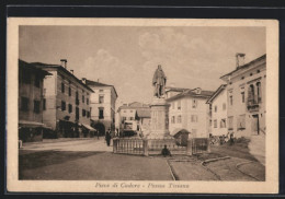 Cartolina Pieve Di Cadore, Piazza Tiziano  - Autres & Non Classés