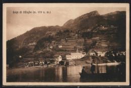 Cartolina Alleghe, Blick über Den See Auf Die Stadt  - Other & Unclassified