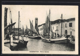 Cartolina Cesenatico, Porto Canale  - Cesena
