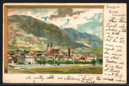 Cartolina Brixen, Gesamtansicht Mit Den Bergen  - Altri & Non Classificati