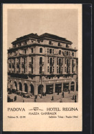 Cartolina Padova, Hotel Regina, Piazza Garibaldi  - Padova (Padua)