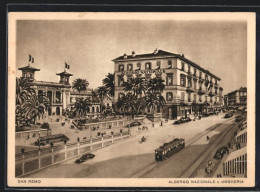 Cartolina San Remo, Riviera Di Ponente, Albergo Nazionale E Ungheria  - San Remo