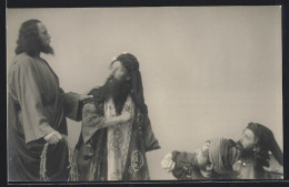 AK Oberammergau, Passionsspiel 1910, Szene Mit Christus  - Autres & Non Classés