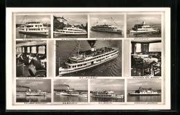 AK Konstanz Am Bodensee, M. S. Schwaben, M. S. Austria, D. S. Bavaria  - Other & Unclassified