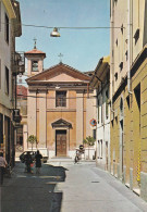 Cartolina Saronno ( Varese ) Via Padre Monti - Chiesetta Di San Giacomo - Varese