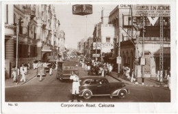 Pf. CALCUTTA. Corporation Road. 10 - Indien