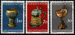 1973 - Liechtenstein 534/36 Tesori  +++++++ - Usados