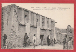 Soudan Français  Mali - Tombouctou - Maison Habitée Par L'explorateur Allemand Barth  (Editeur Fortier N°382) - Mali