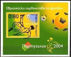 European Football Championship In Portugal - Sport - Bulgaria  2004 -  Block  MNH** - Fußball-Europameisterschaft (UEFA)