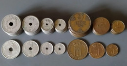 Norway Set Of 7 Coins 1 Krone+50-1 Ore Haakon Price For One Set - Noorwegen