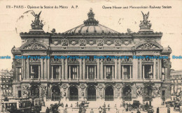 R678639 Paris. Opera House And Metropolitain Railway Station. A. Papeghin - Monde