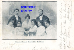 Luxembourg Luxemburg Orchestre De Femmes Frères Et Soeurs Damenorchester Geschwister Bruckner CPA Cachet 1902 - Autres & Non Classés