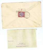 Ungarn, 1913, Briefkuvert Frankiert Mit 3000 Korona/Randstück (13553E) - Storia Postale