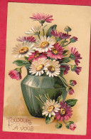 AC154 FANTAISIES FLEURS PAQUERETTES TOUJOURS A VOUS CARTE GAUFREE - - Flowers