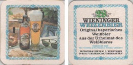 5002400 Bierdeckel Quadratisch - Wieninger Weizenbier Weißbier - Portavasos