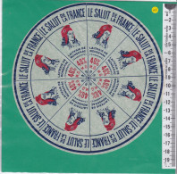 C1439 FROMAGE LE SALUT DE LA FRANCE RONSENAC CHARENTE BONNET PHRYGIEN - Fromage