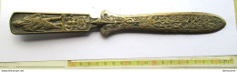 Lade 24 -25-10- - Bronzen Of Koperen Brievenopener - Ouvre-lettre En Bronze Ou En Cuivre - 183 Gram - Cuivres