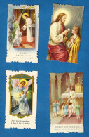 *Lot De 4 Images  Religieuses - Devotion Images