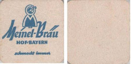5002542 Bierdeckel Quadratisch - Meinel-Bräu Aus Hof - Beer Mats
